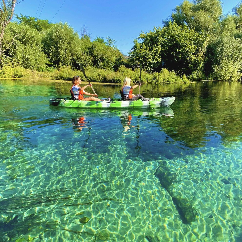 Canoeing on the Tirino