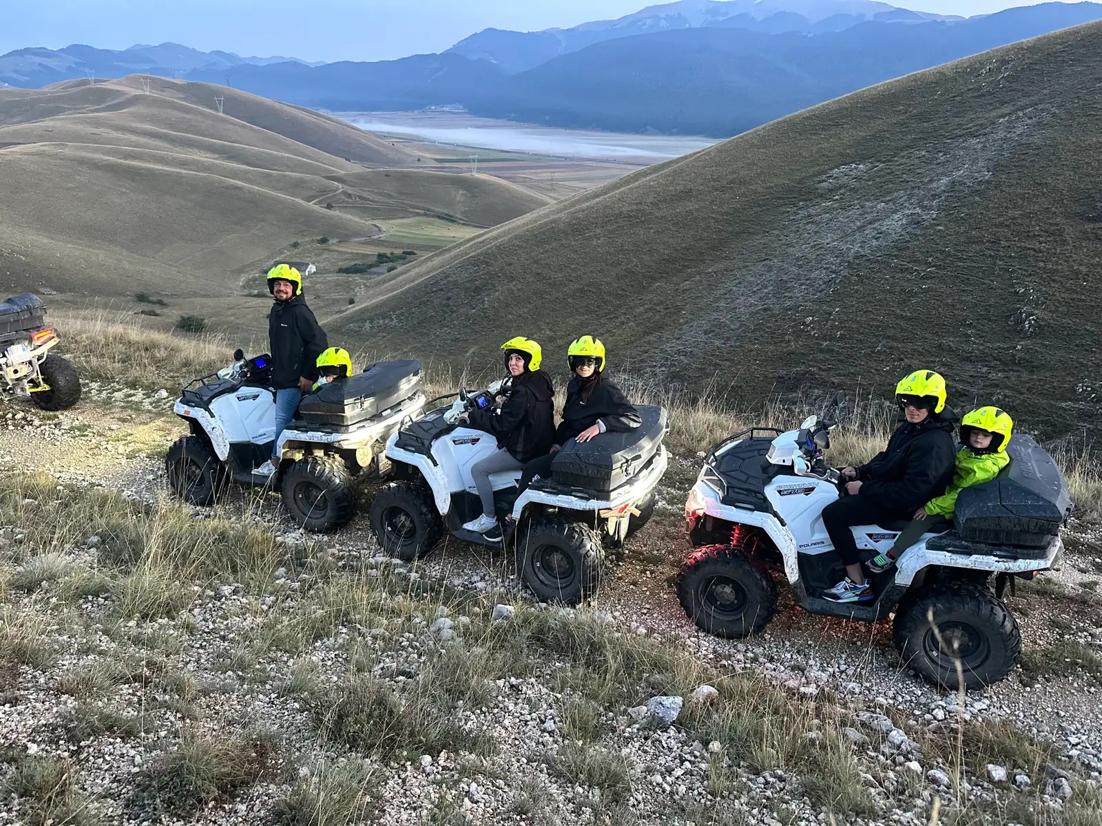 Quad Excursions on the Plateau